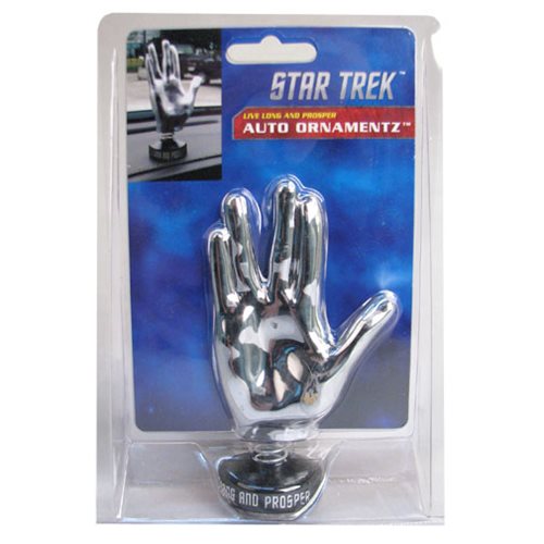 Star Trek Vulcan Hand Chrome Bobble Ornament